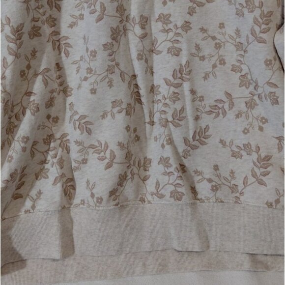 Old Navy Beige Floral Sweatshirt - Picture 8 of 8